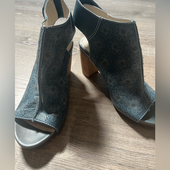 Spring Step L’Artiste Fab Blue Leather Heel - 39 - Picture 10 of 10